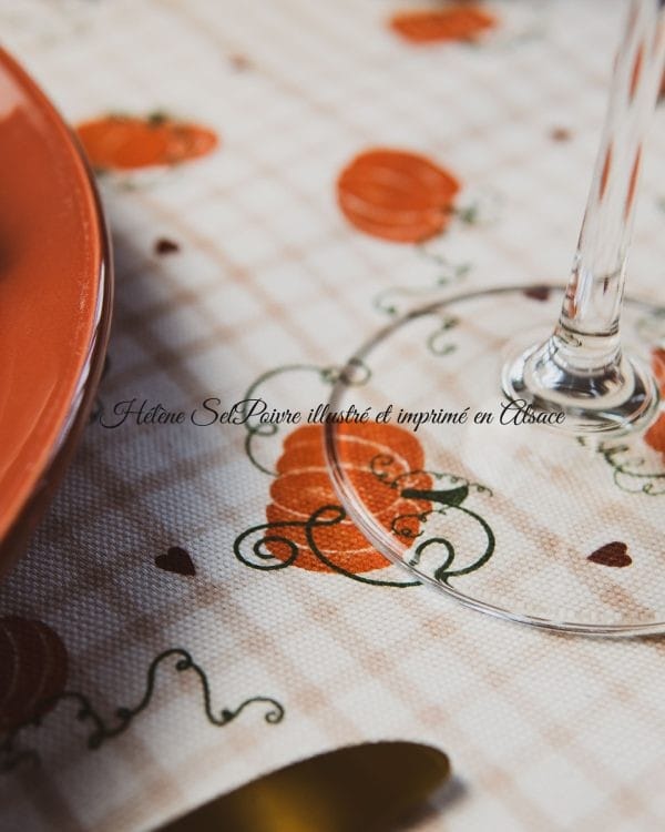 🍂 Le torchon automne | Tissu panama 270g/m²  100% coton 🍂