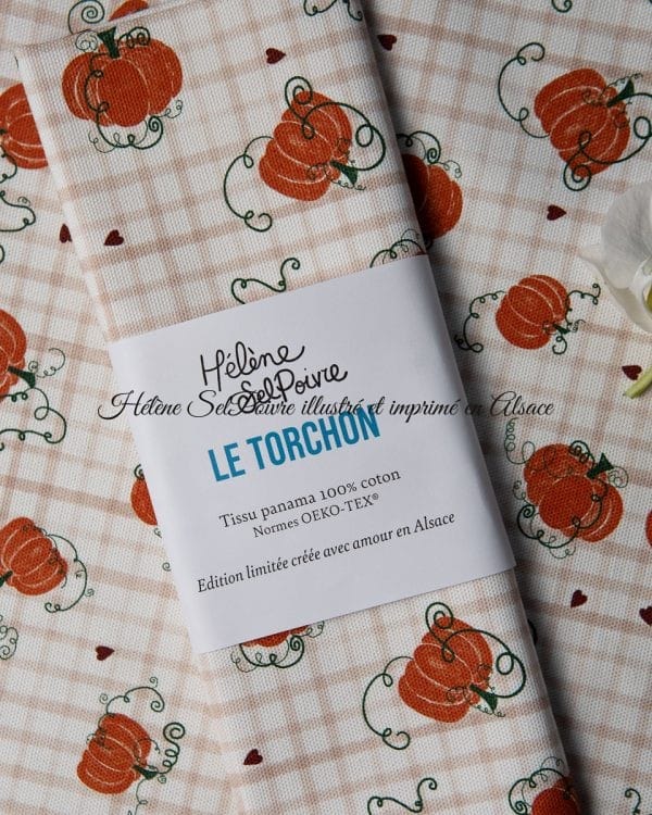 🍂 Le torchon automne | Tissu panama 270g/m²  100% coton 🍂