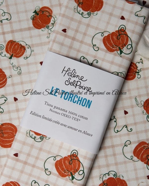 🍂 Le torchon automne | Tissu panama 270g/m²  100% coton 🍂