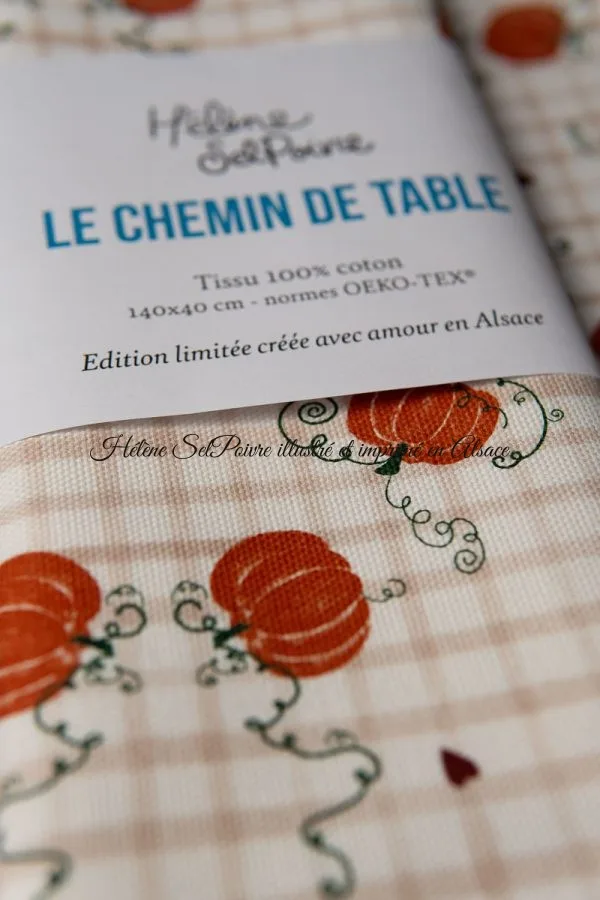 _DSC5370 Le chemin de table automne | Tissu panama 270g/m² 100% coton