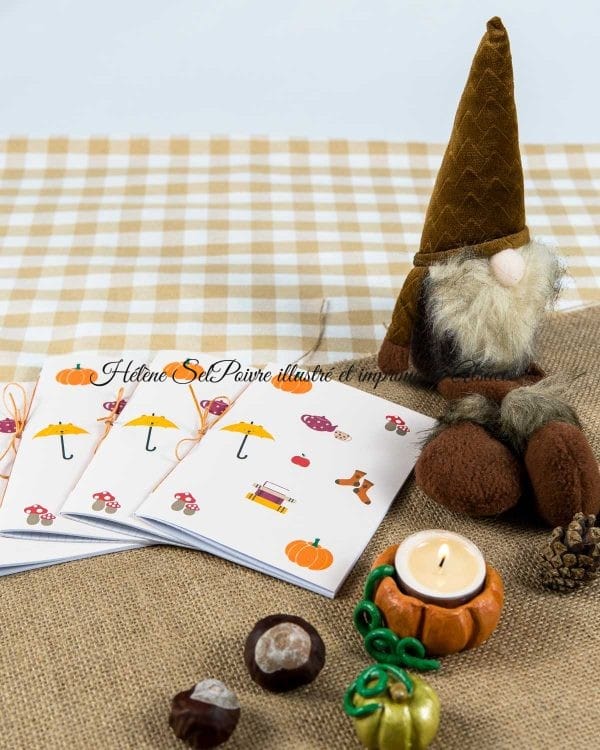 Le carnet automne A6