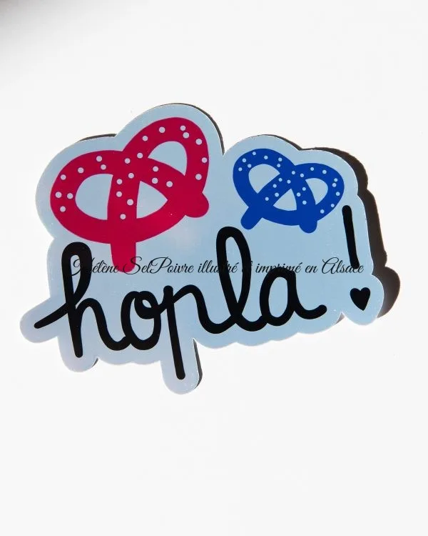 Sticker holographique Hopla