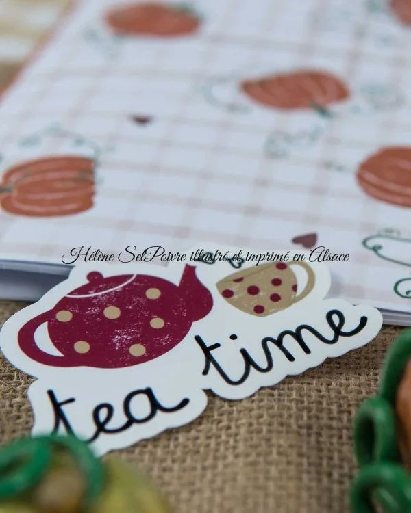 Sticker-team-time Stickers d'automne
